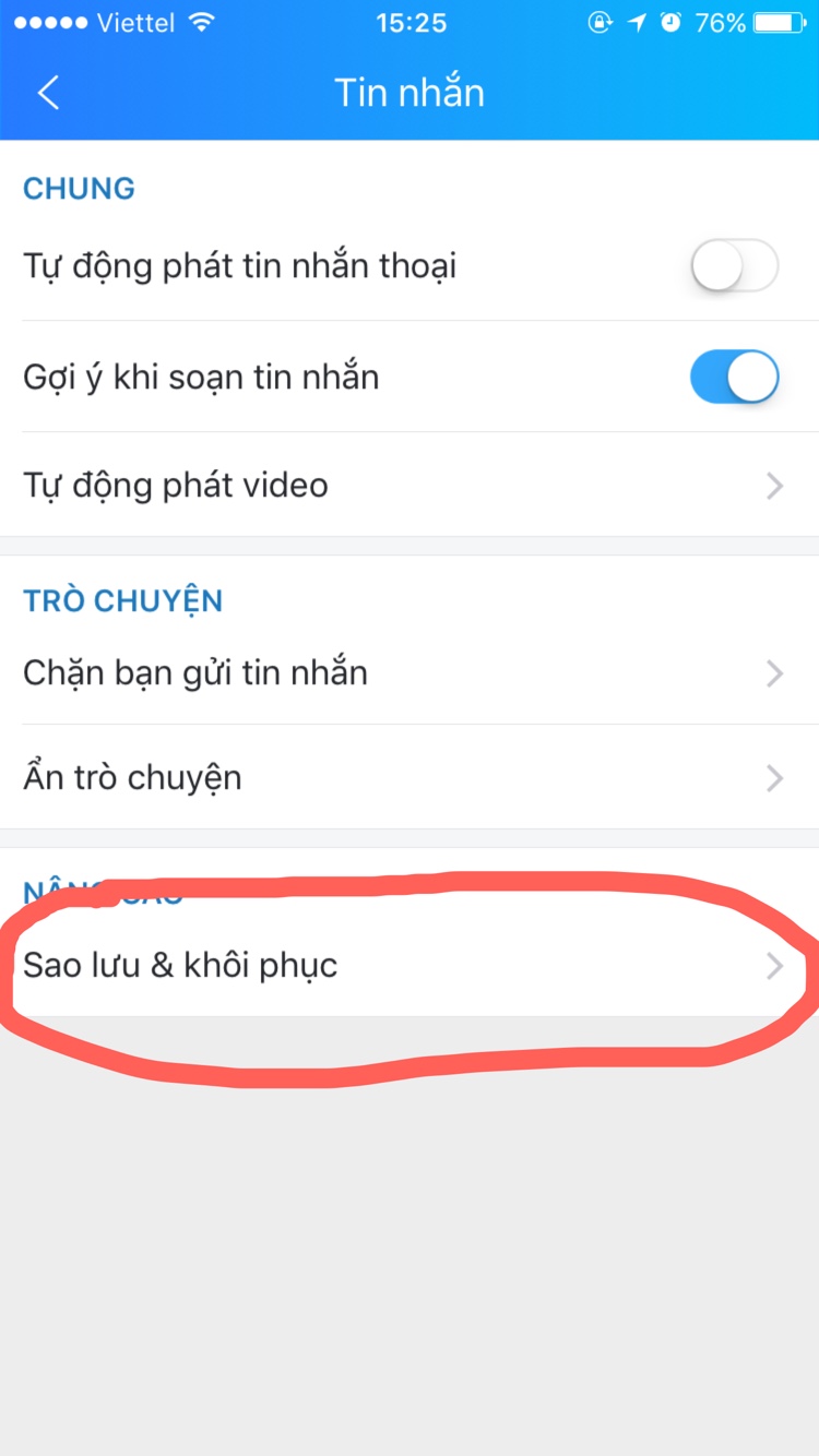 khôi phục tin nhắn zalo đã xóa trên điện thoại khôi phục tin nhắn zalo đã xóa trên điện thoại