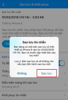 khôi phục tin nhắn zalo đã xóa trên điện thoại khôi phục tin nhắn zalo đã xóa trên điện thoại