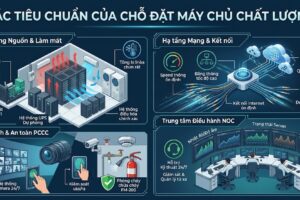 Các tiêu chuẩn của chỗ đặt máy chủ chất lượng
