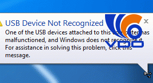 Gợi ý cách sửa lỗi USB device not recognized