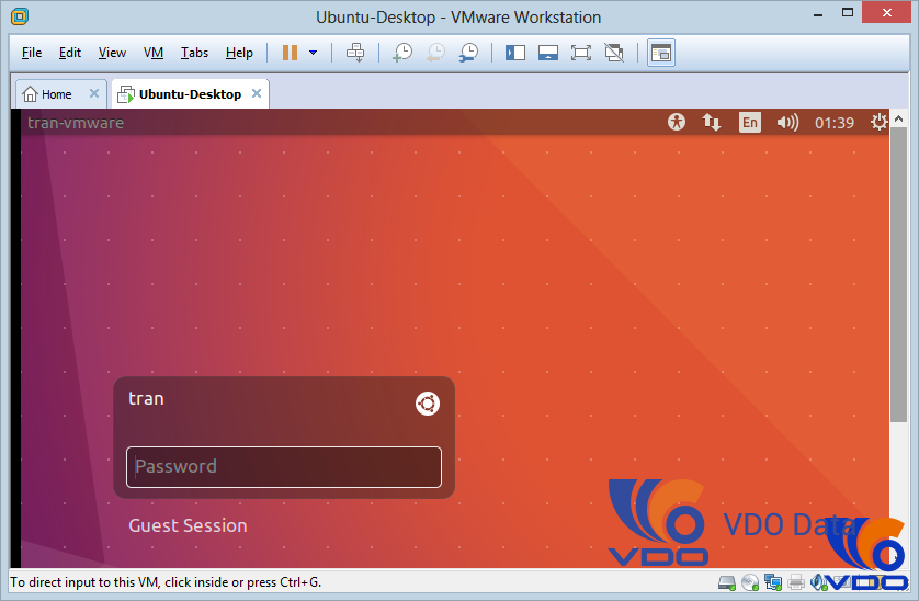 cài đặt ubuntu trên máy ảo Vmware