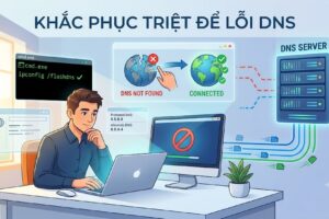Khắc phục triệt để lỗi máy chủ dns không phản hồi