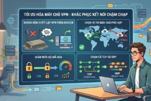 Nên làm gì khi máy chủ VPN gặp tình trạng kết nối chậm chạp
