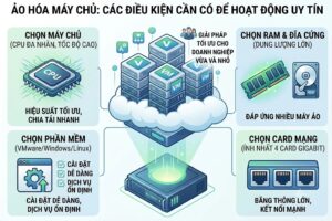 Những điều kiện cần có để ảo hóa máy chủ hoạt động uy tín