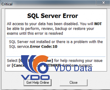 Lỗi SQL Server thường gặp và cách khắc phục