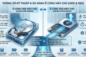 Thông số kỹ thuật của ổ cứng máy chủ, HDD máy chủ