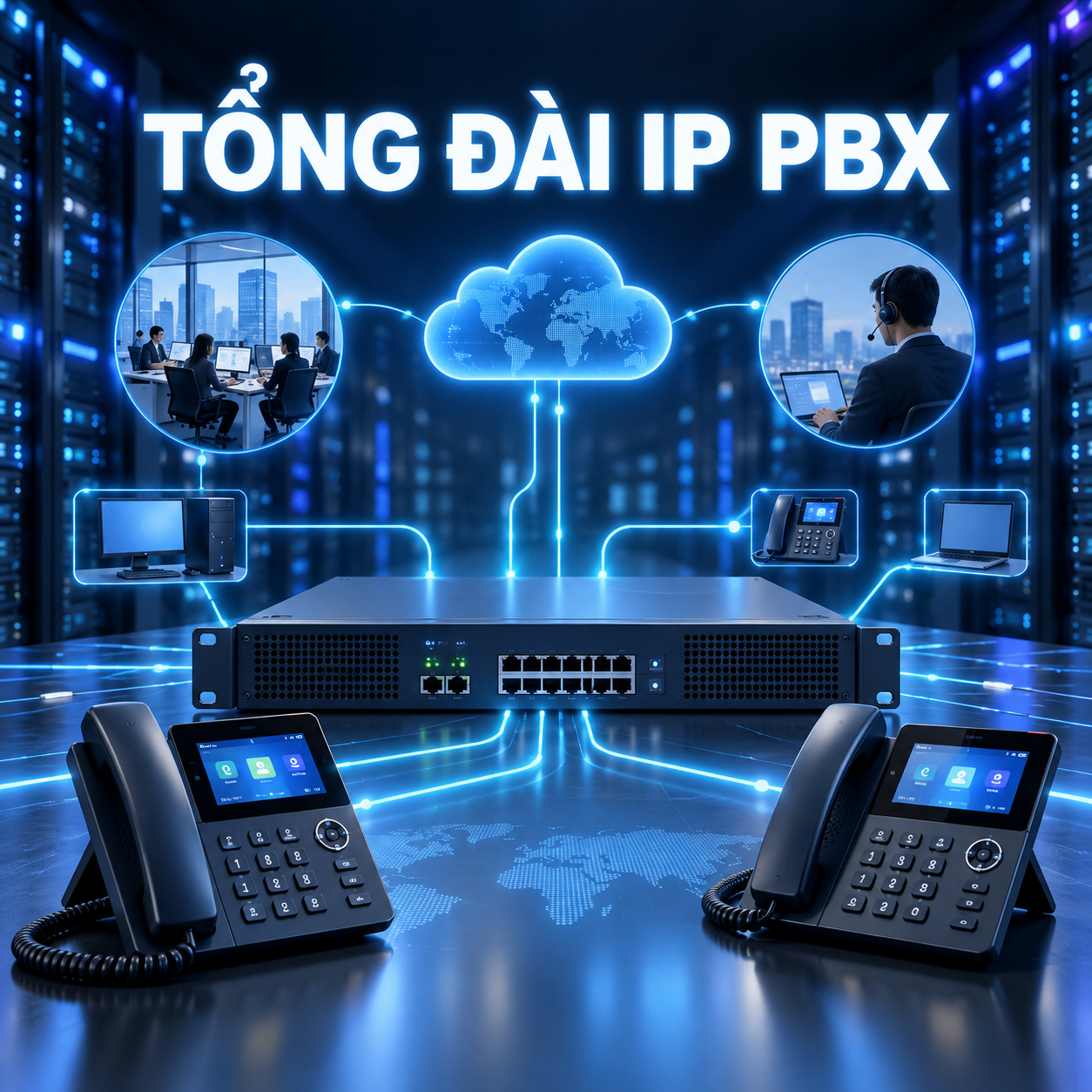 Tổng đài IP PBX