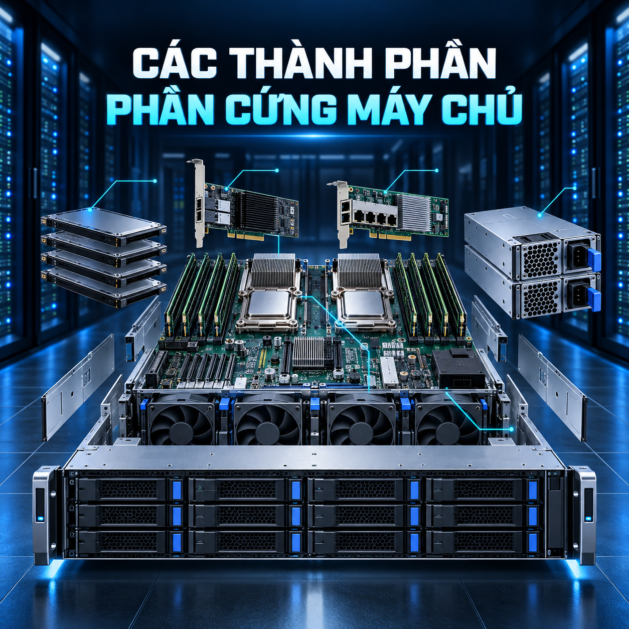 Các thành phần phần cứng máy chủ
