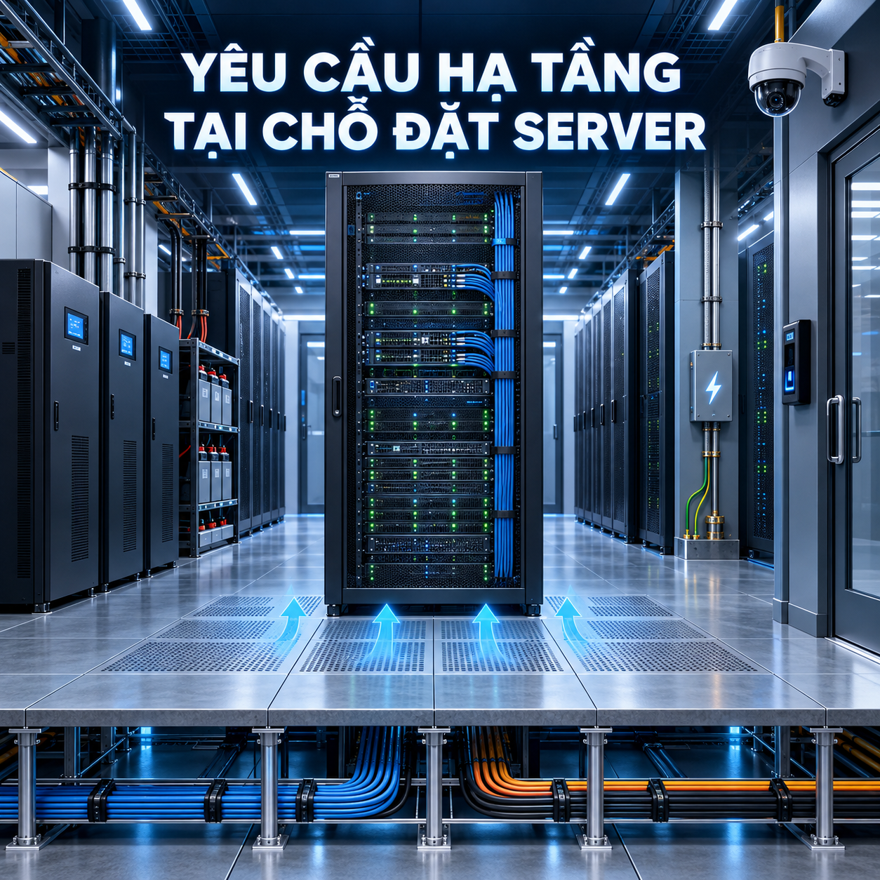 Yêu cầu cơ sở hạ tầng tại chỗ đặt server chất lượng
