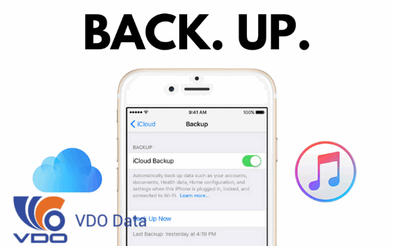 Giải pháp backup iphone