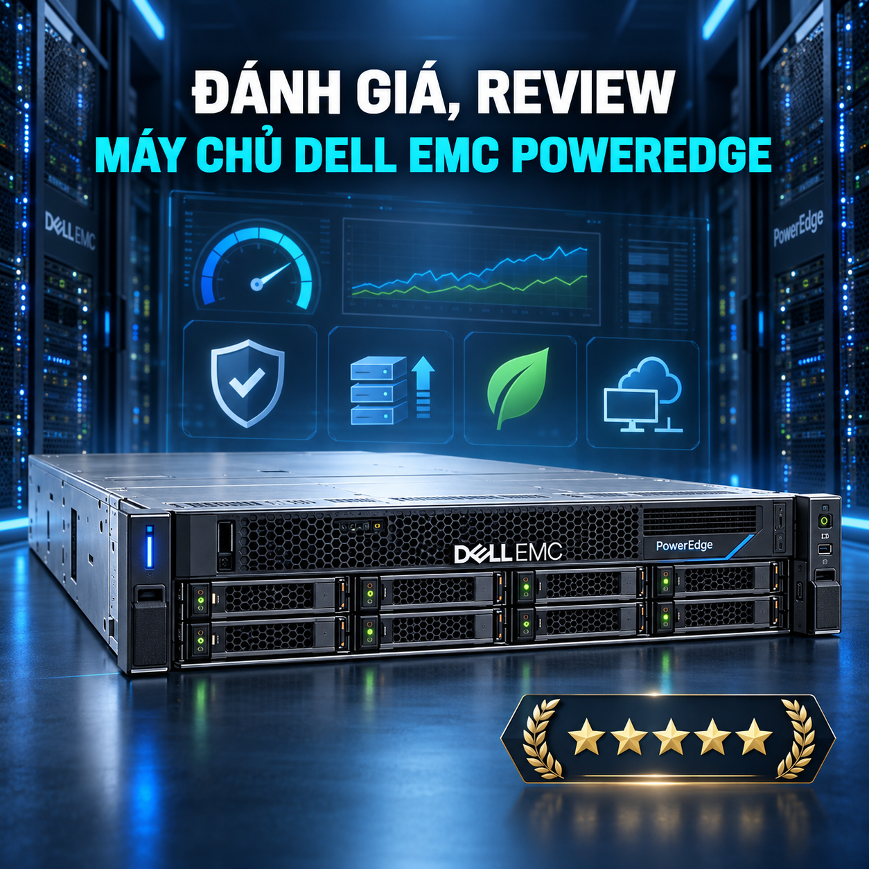 Đánh giá, review máy chủ Dell EMC PowerEdge