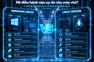 Windows vs Linux: Hệ điều hành nào tốt cho máy chủ?