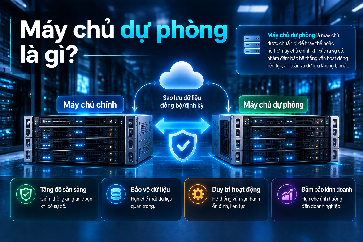 Máy chủ dự phòng là gì