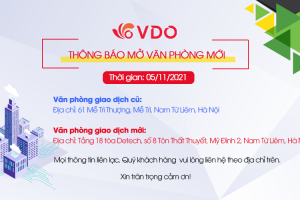 Thông báo mở Văn phòng mới tại Hà Nội!