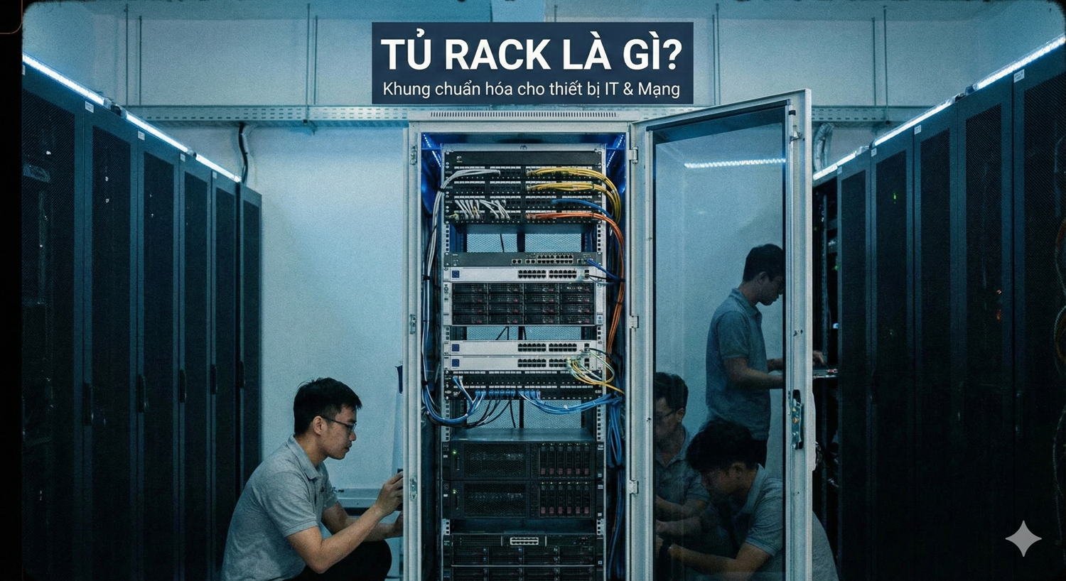 Tủ rack là gì? Cấu tạo, phân loại và cách chọn tủ rack chuẩn